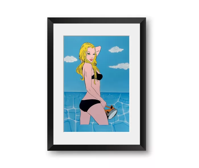 Eva at the beach
